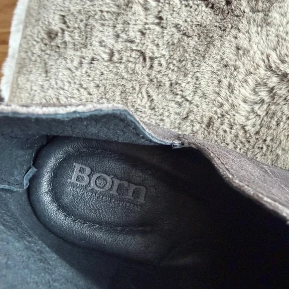 Born Women's brownish-gray Ankle Booties - Picture 6 of 7